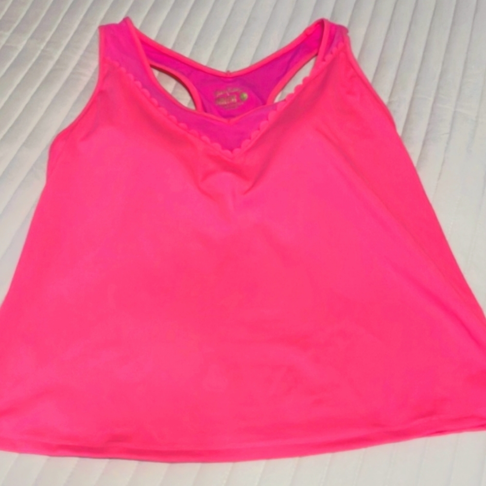 Lilly Pulitzer Luxletic bra tank worn once L